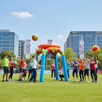 Inflatable Basketball Hoop Four-Leg Play Equipment Portable