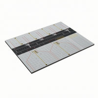 Miniature Airport Display Base Realistic Model Airport Diorama Detailed Airplane Parking Apron Stable for Collectors