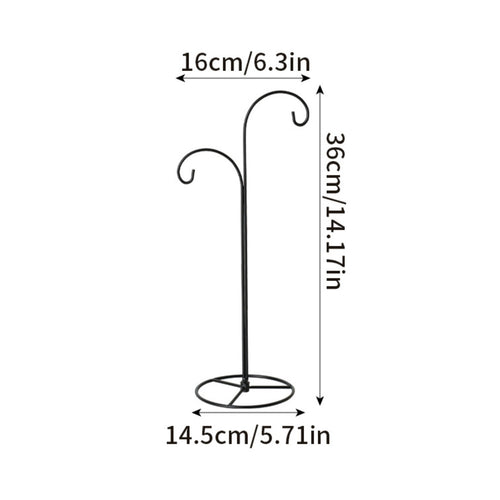 Ornaments Hanger Stand Sturdy Decorative Hook Stand Heavy Duty
