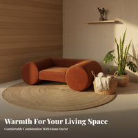 Straight-Line Three-Seater Sofa Light Luxury Living Room Seating Italian design Minimalist Design for Apartment Dwellers, Office