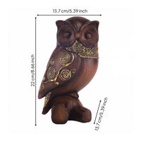 animal Figurine Resin animal Statue Gold Accents Home Decor for Living Room