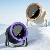 Rechargeable Desk Fan Powerful Airflow Air Circulator 100 Speed Levels