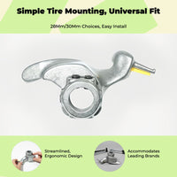 Tire Changer Demount Head, Stainless Steel Beak Head Attachment, Universal Mount Demount Tool, Replacement Accessory for Tire Machine, Car & Motorcycle Maintenance