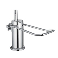 Salon Chair Hydraulic Pump Chrome-Finished Hydraulic Lift Mechanism Vertical Hardware for Hair Stylists