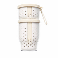 Fruit Cup Portable Travel Food Container with Lid Reusable for Car, Commuters