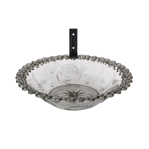 Railing Bird Bath Easy to Hang Hanging Bird Bath Outdoor Decoration for Balcony