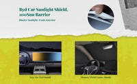Car window privacy curtains, full coverage