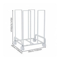 Mobile Cardboard Organizer Japanese Style Cardboard Box Storage Rack With Wheels Utility Cart for Warehouse