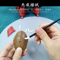 模型渗线旧化擦拭棒高达军事上色工具渗线液棉签棒勾线无痕擦拭笔