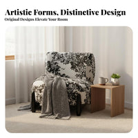 Upholstered Single Sofa Distinctive Design Lounge Chair Modern Minimalist soft and luxurious Upholstery for Students, Bedroom