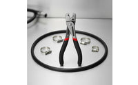 Easy Grip Cooling System Hose Clamp Pliers Non-Slip Handle Hose Clamp Pliers Heavy Duty Garage Hand Tool Ultra-Thin Tips for Mechanics, Auto Repair Workers, Workshop