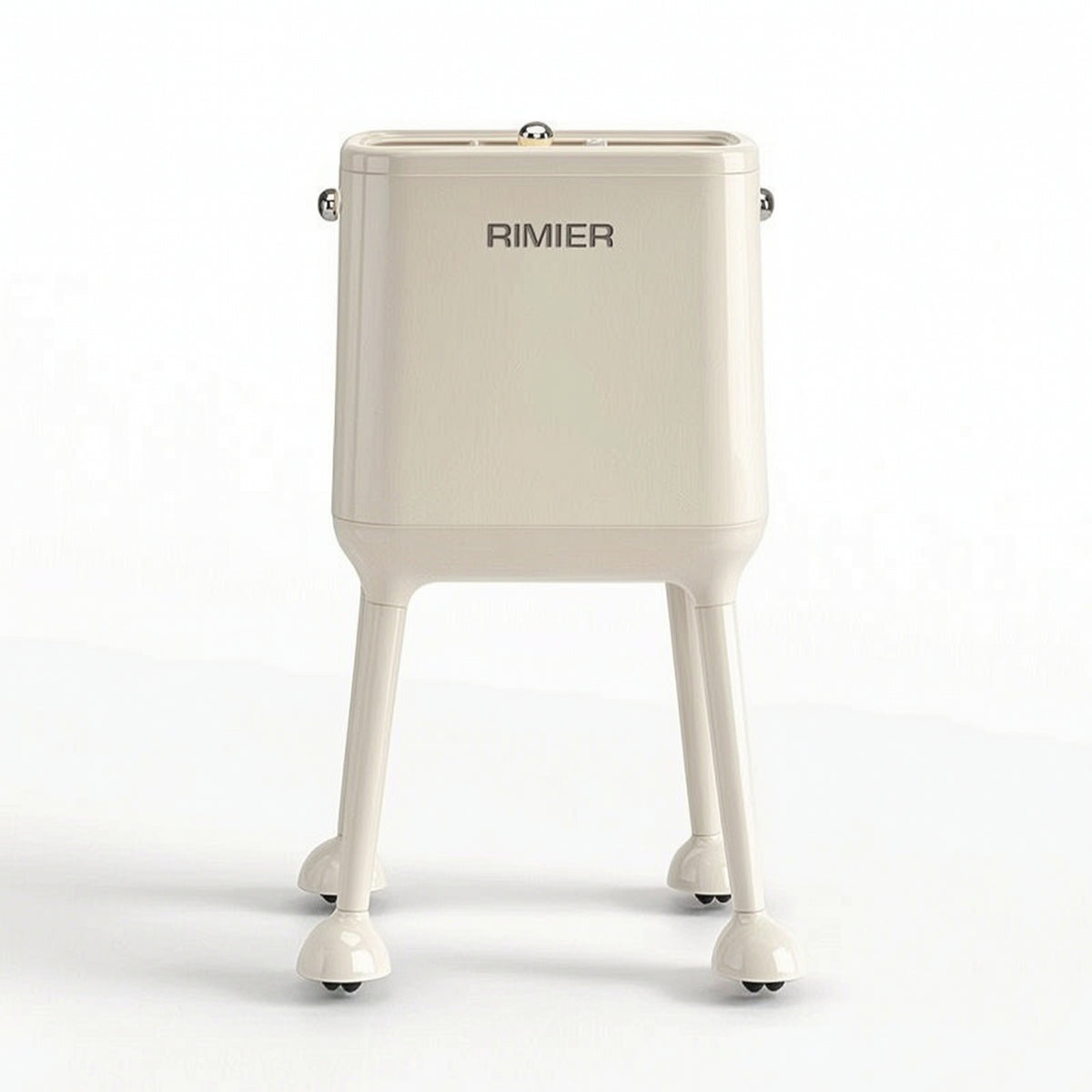 Garbage Bin with Legs Rectangular High-Legged Trash Bin Space-Saving