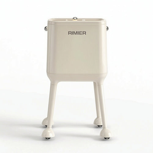Garbage Bin with Legs Rectangular High-Legged Trash Bin Space-Saving