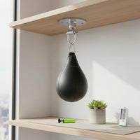 Hanging Speed Ball Set Construction Boxing Speed Bag Pear Shaped Punching Ball for Garage