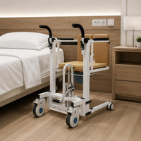 Lifting Nursing Chair Removable Tray Mobility Aid Foldable Footrest for Hospital