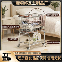 收纳脏衣篮可移动置物架带轮小推车脏衣篓洗衣篮家用脏衣服收纳筐