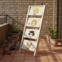 Multi-Functional Portable V-Shaped Ladder Non-Slip Feet Household Tool for Indoor