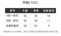 高档服装店复古牛皮纸头模置帽架围巾项链帽托展示架橱窗陈列道具