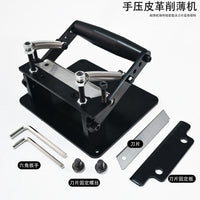Portable Leather Skiving Machine - Manual Leather Thinning Tool