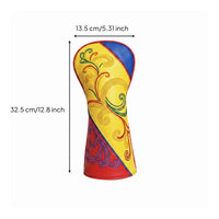 Sports Accessory Multicolor Soft Soft Lining Water-Resistant No 1 Wood Headcover Golf Club Head Cover PU Material