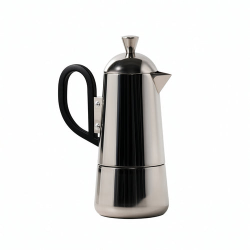 Coffee Kettle with Loop Handle Polished Tabletop Pot Easy to Clean for Kitchen