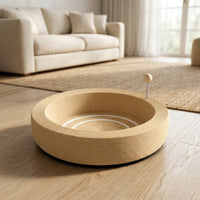 Scratch-Resistant Cat Scratching Bed Low-Shedding Cat Scratcher Bed Hard-Wearing Sturdy for Kittens, Living Room