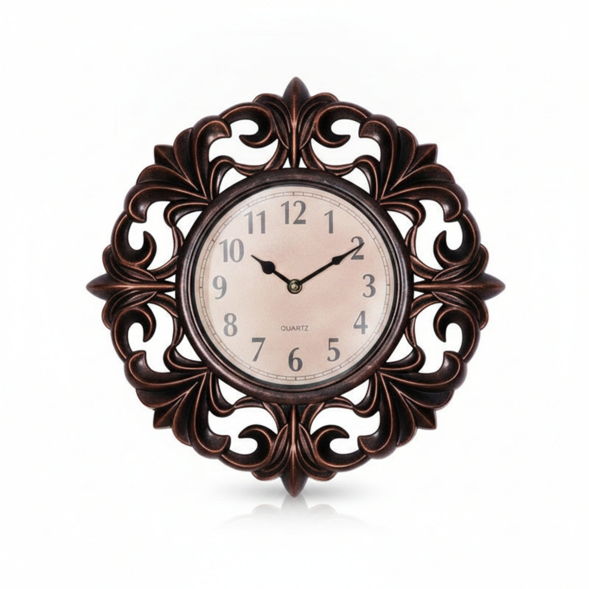 Ornate Wall Clock Round Openwork Wall Clock Analog
