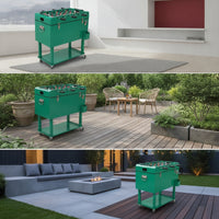 Foosball Insulated Ice Chest with Foosball Table Wheeled Ice Chest for Tailgaters, Families, Tailgating, Backyard, Game Rooms