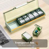 weekly Organizer Portable weekly Container Easy Opening for trip, Home