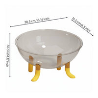 Transparent Cat Bed Easy to Hygienic Area Capsule Cat Lounger Stable 4-Leg Design Pet Furniture for Summer