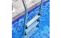 4-Step Pool Ladder Stainless Steel Ladder with Handrails Non-Slip Pool Stairs
