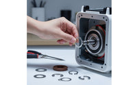6 Pieces Shaft Seal Kit with Washers Compatible Snap Fastener Hardware for Appliance Servicing
