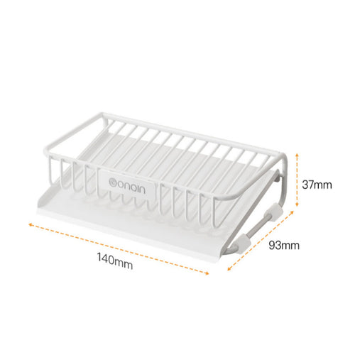 Draining Soap Dish Drainage Design Bathroom Storage Space Saving for Washstand