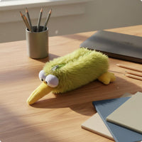 Fluffy Writing Instrument Case Fun Gift Stuffed Creature Writing Instrument