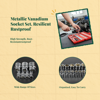 Vanadium Steel Ratchet Wrench Set