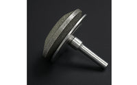 Diamond Lawn Mower Blade Grinder Abrasive Mower Blade Grinder Easy to Use Grinding Stone with Shank Sturdy for Gardeners, DIYers, Workshop, Garage