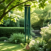 Deep Tone Wind Chimes, 140cm Metal Tube Wind Chimes Outdoor, Soothing Melodic Sound for Garden Verandah Decor
