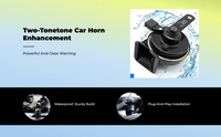 12V waterproof car horn