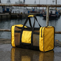 Foldable Dive Duffel Bag Spacious Dive Bag with Zipper Breathable Ventilated for Divers, Snorkelers, Boat Trips, Beach