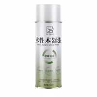 450 Ml Transparent Varnish Spray Water-Based Spray Can Clear Finish Non-Yellowing Easy Clean up for DIYers, Homeowners