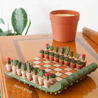CactiChess Roll-Up Cactus Chess Set