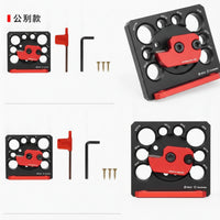 Adjustable Dowel Making Jig Aluminum Alloy Dowel Maker with Blades Sharp Blade Drill Attachment Heavy Duty for Woodworkers, Carpenters