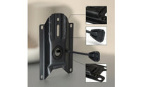 Stamped Chair Plate with Lever Heavy-Duty Seat Mechanism with Mounting Holes Standard Size Bracket High Capacity for Furniture Assembly