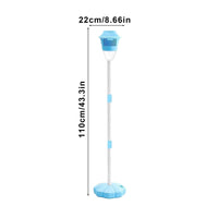 Outdoor Fun Flower Bubble Machine Portable Automatic Bubble Blower Easy to Use Party Toy LED Lights for Children, Children, Camping, Birthday, Festival