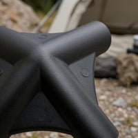 Cross Layout Four-Way Connector 120-Degree Joint Tent Frame Connector Open Tube Four-Way Roof Bracket Smooth