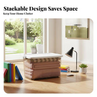 Clear Plastic Storage Box Sturdy Construction Extra Large Organizer Tote