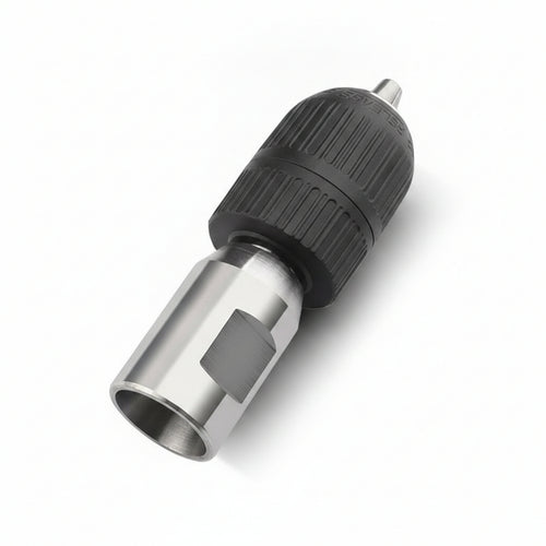 Silver Water Adapter Knurled Connector