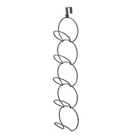 No-Drill Hat Organizer Rack for Door or Wall Mounting