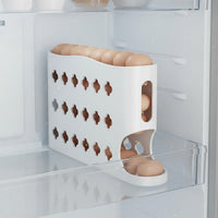 Weighted Feed Egg Holder Space Saving Rolling Egg Dispenser Keeps Eggs Crisp