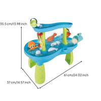 Outdoor Sand and Water Play Table Kids Sand and Water Table Interactive Playset Portable for Preschoolers